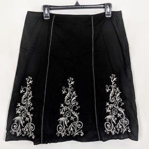 Embroidered Boho Skirt